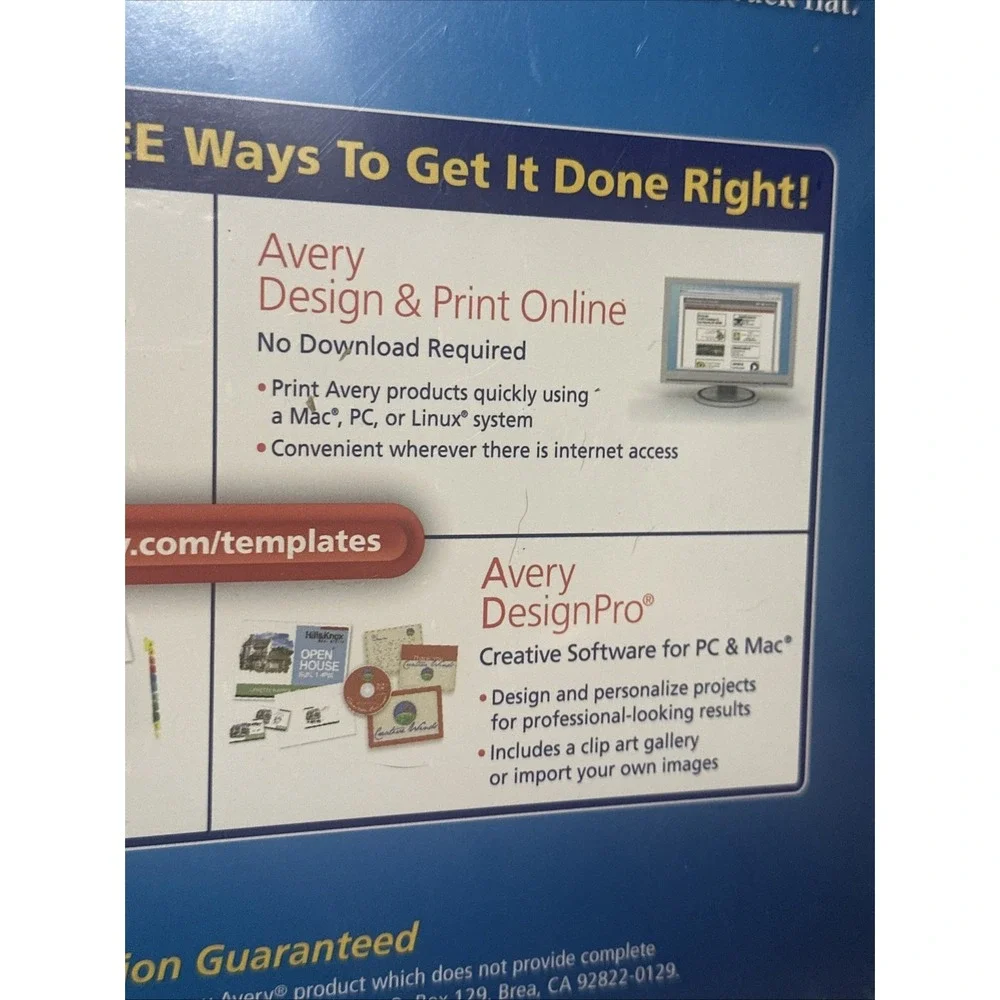 Avery Easy Peel Mailing Address Labels Laser 1‎ x 2 5/8 White 3000/Box 5160